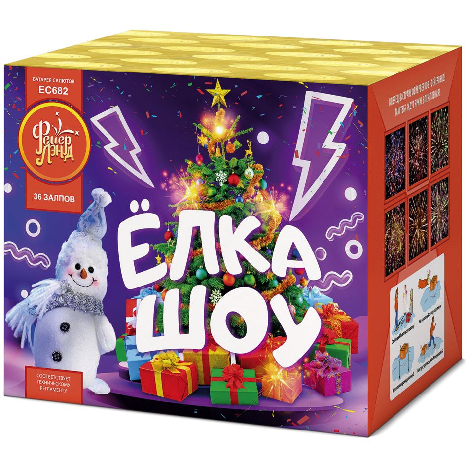 Фейерверк ЕС682 Ёлка-шоу (1,25" х 36)
