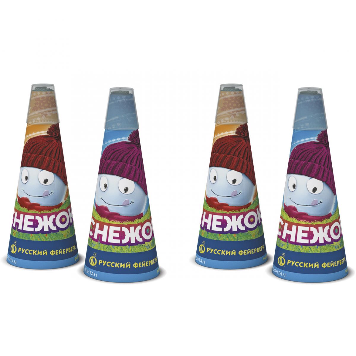 Набор пиротехнических фонтанов Р4063 Снежок