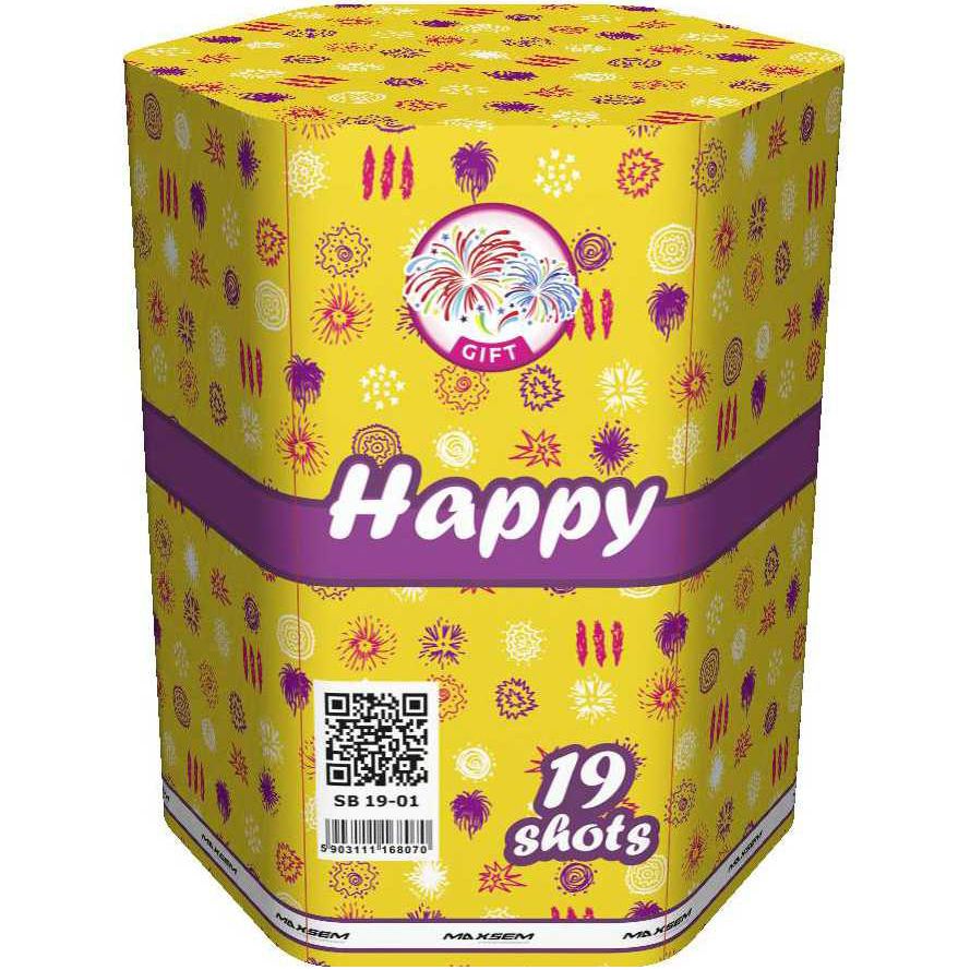 Фейерверк SB-19-01 Счастье / HAPPY (1,2" х 19)