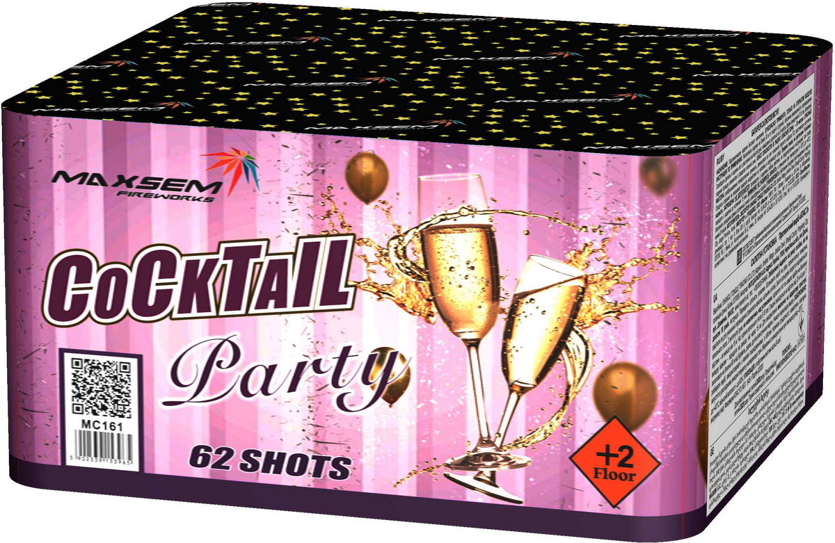 Фейерверк MC161 Коктейльная вечеринка / Cocktail Party (0,8", 1" х 62)