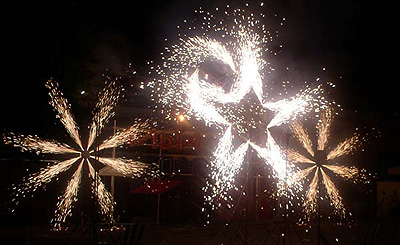 Наземные фейерверки