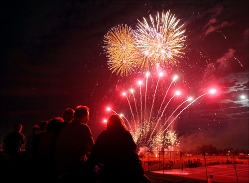 Фейерверк на День Независимости США 4 июля