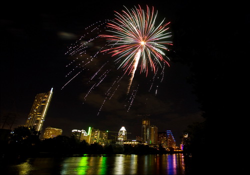 Фейерверк на День Независимости США 4 июля