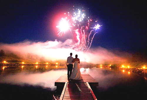 фейерверк шоу на свадьбу