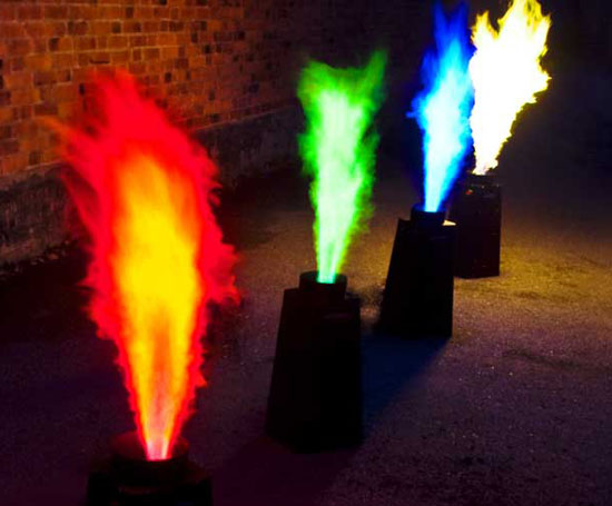 Разноцветное пламя