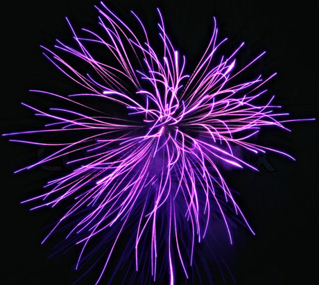 Фиолетовые салюты