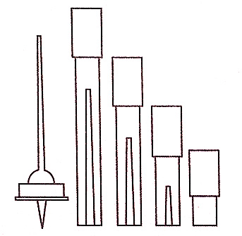 Комплект ракетных набойников