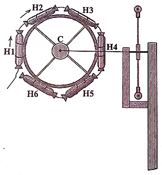 Стеллаж подвижного солнца