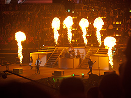 Генераторы огня, сценическое пламя